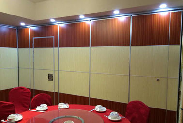 Office Folding Partition Walls MDF With Melamine Material Durable