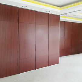 Movable Accordion Partition Walls Wooden Acoustic Collapsible Door For Restaurant Weeding Room