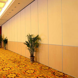 Five Star Hotel Movable Operable Partition Wall MDF Melamine Finish