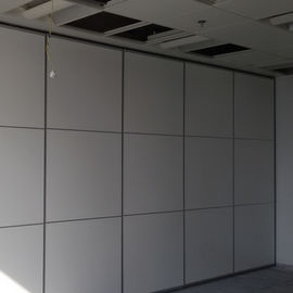 Mobile Acoustic Restaurant Partition Wall With Fabric Wrap MDF Surface