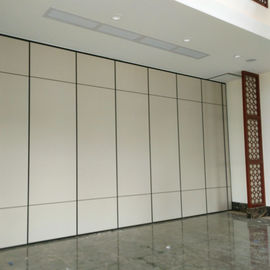 Mobile Acoustic Restaurant Partition Wall With Fabric Wrap MDF Surface