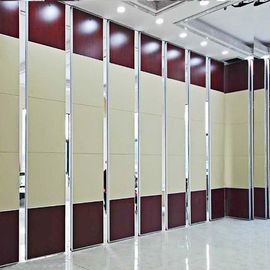 Solid Accordion Prefabricated Interior Partition Walls For School Room / Auditorium