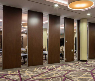 Movable Partition Wood Folding Acoustic Partition Wall For Conference Hall  Decoration