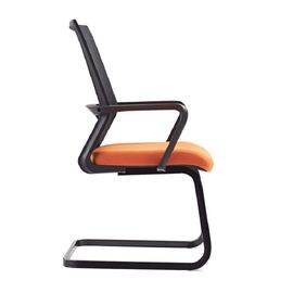 Modern Conference Reception Room Chair / Ergonomic Mid Back Office Chairs For Visitors