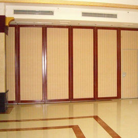 MDF Aluminum Mobile Wood Movable Operable Track Rollers Sliding Partition Walls