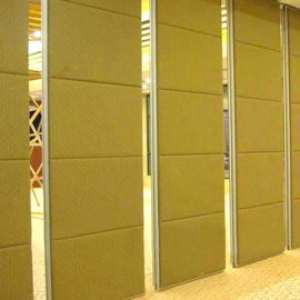 Movable Aluminum High Modern Wood Panels Office Hotel Sliding Folding Partition Walls