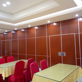 Office Movable Partition Walls Acoustic Soundproof Office Folding Wood Doors