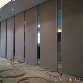 Removable Wooden Folding Acoustic Partition Walls Sliding Operable Partitions For Conference Hall