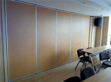 Melamine Surface Floor To Ceiling Hanging System Restaurant Movable Partition Walls
