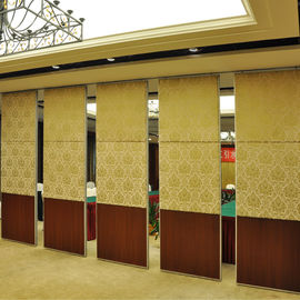 Conference Room Operable Banquet Hall Movable Soundproof Melamine 65 mm Partitions Walls