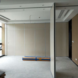 Aluminium Frame Sliding Folding Soundproof Movable Partition Walls Wooden Banquet Hall Partitions