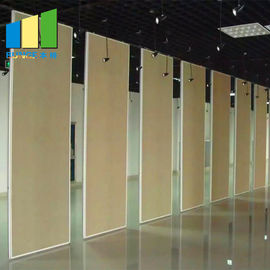 Aluminium Frame Sliding Folding Soundproof Movable Partition Walls Wooden Banquet Hall Partitions