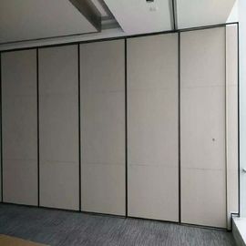 Laminate Operable Foldable Sound Proof Partitions Sliding Movable Walls For Conference Hall