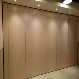 Laminate Operable Foldable Sound Proof Partitions Sliding Movable Walls For Conference Hall