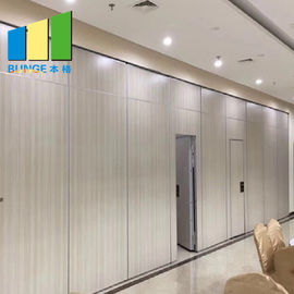 Interior Decoration Sliding Folding Room Partition Walls With Melamine Finish