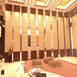 Banquet Hall Floor to Ceiling Folding Partition Walls Movable Sound Proof Partitions