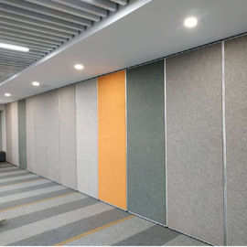 Melamine Finish Mobile Acoustic Partition Wall  Floor To Ceiling