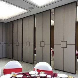 Aluminum Lightweight Acoustic Sliding Folding Partition Walls For Restaurant