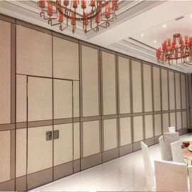 Movable Partition System Acoustic Sliding Walls With Door For Convention Hall