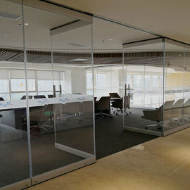 Glass Divider Screen Movable Office Furniture Partitions Wall For Five Star Hotel