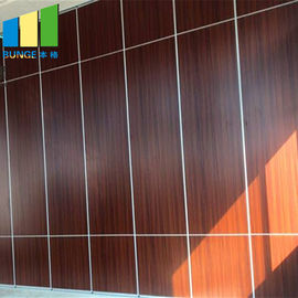 Office Sound Proof Melamine Faced Board Sliding Partition Walls For Hotel