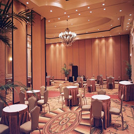 Sliding Folding Partition Walls Melamine Movable Wooden Partition Wall For Banquet