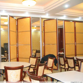 Sliding Folding Partition Walls Melamine Movable Wooden Partition Wall For Banquet