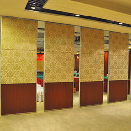 Movable Partition Wall Systems With Aluminum Carrier Easy Sliding Wall For Boardroom