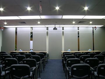 Aluminium Folding Partition Walls Plywood Wall For Conference Center