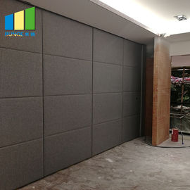 Myanmar MDF Acoustic Fabric Rolling Movable Partition Walls For Restaurant