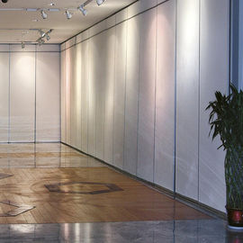 Office Wooden Soundproof Mobile Acoustic Partition Folding Wood Doors