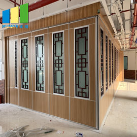 Aluminum Folding Moveable Door Acoustic Partition Walls For Conference Hall