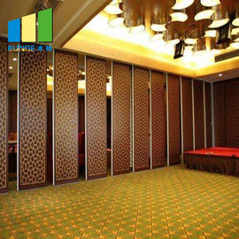 Interior Temporary Sound Proof Partition Wooden Folding Door Partition For Classroom