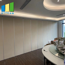 MDF Melamine Hotel Operable Movable Sound Proof Partitions Wall For Banquet Hall