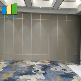 MDF Melamine Hotel Operable Movable Sound Proof Partitions Wall For Banquet Hall