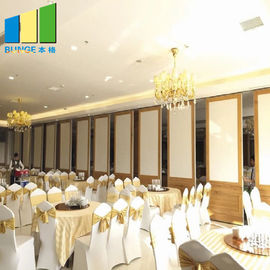 Soundproof Flexible Foldable Moving Partition Sliding Folding Partition Wall For Singapore Hotel
