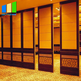 Wooden Acoustic Room Dividers Restaurant Partitions Folding Interior Movable Walls