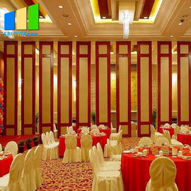 Office Hotel Lobby Decor Wooden Movable Partition Walls Design For Restaurant