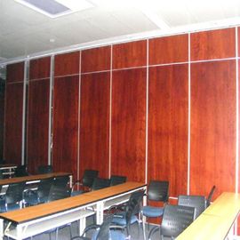 Meeting Room Acoustic Fabric Folding Movable Wall Partitions For Conference Center