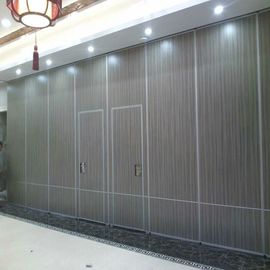 Auditorium Acoustic Operable Wall Aluminum Movable Partition Board For Hotel
