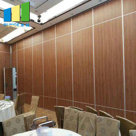 Aluminum Frame Sliding Folding Door Wooden Sound Proof Partition Movable Wall System
