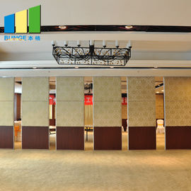 Aluminium Frame Acoustic Folding Partition Doors / Movable Partition Wall Board For Hotel
