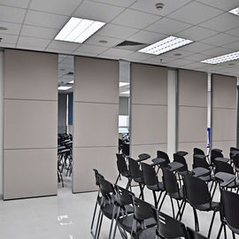 Custom Color Aluminum Fame Sound Proof 65 Mm Louvered 80 Mm Acoustic Partition Walls For Exhibition Room