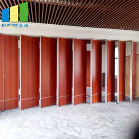 Hanging System Movable Acoustic Folding Sliding Partition Walls For Office