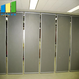 India Movable Wooden Acoustic Folding Sliding Partition Walls For Conference Room