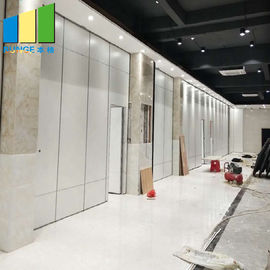 Acoustic Movable Walls Ceiling Hung Soundproofing Sliding Folding Partitions For Ballroom