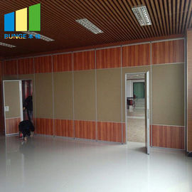 Aluminium Gypsum Board Fabric Folding Classroom Partitions Soundproofing Movable Wall