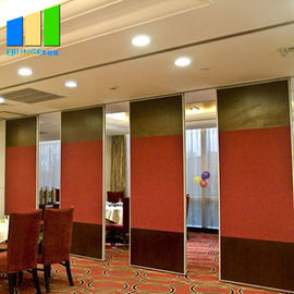 Hanging System Folding Partition Walls Aluminum Soundproof Movable Wall For Dining Room