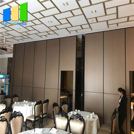 Theater Sound Proof Partitions Folding Moving Partition With Aluminum Frame
