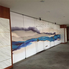 Ebunge Movable Partition Walls Operable Walls Landscape Printing Surface for Upscale Restaurant